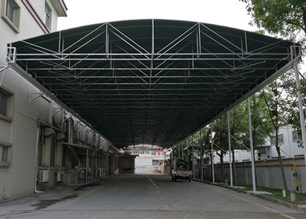 導(dǎo)軌式推拉帳篷